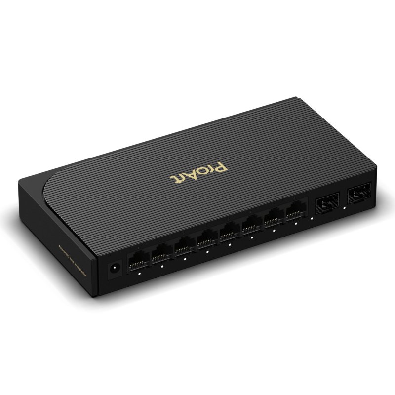 ASUS ProArt Switch PQG-U1080 Non-géré 2.5G Ethernet (100/1000/2500) Noir