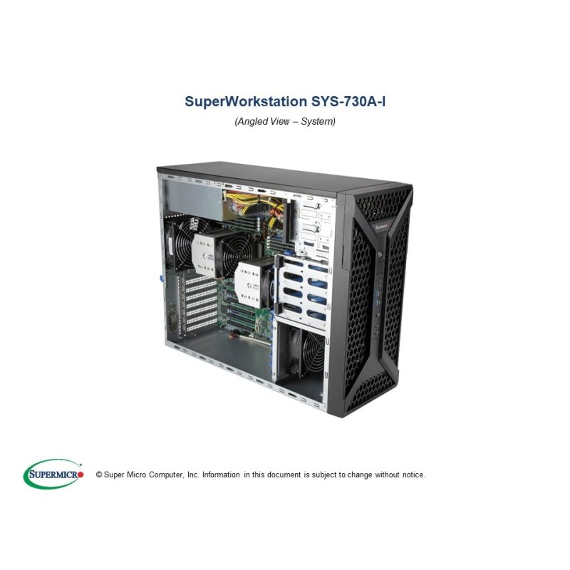Barebone SuperServer Midi-Tower Dual Sockel 4189 SYS-730A-I