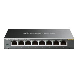 TP-LINK TL-SG108E 8-Port Gigabit Easy Smart Switch 8x 10/100/1000Mbps RJ45 ports MTU/Port/Tag-based VLAN QoS IGMP