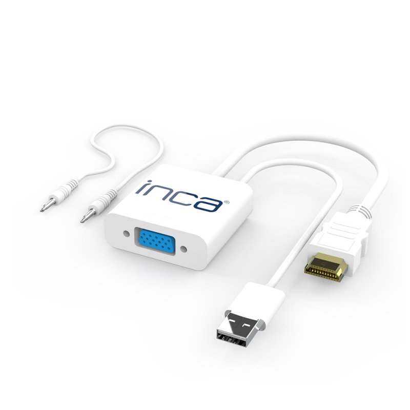 KONF INCA Adapter IVTH-01 HDMI auf VGA( USB und Audiokabel)