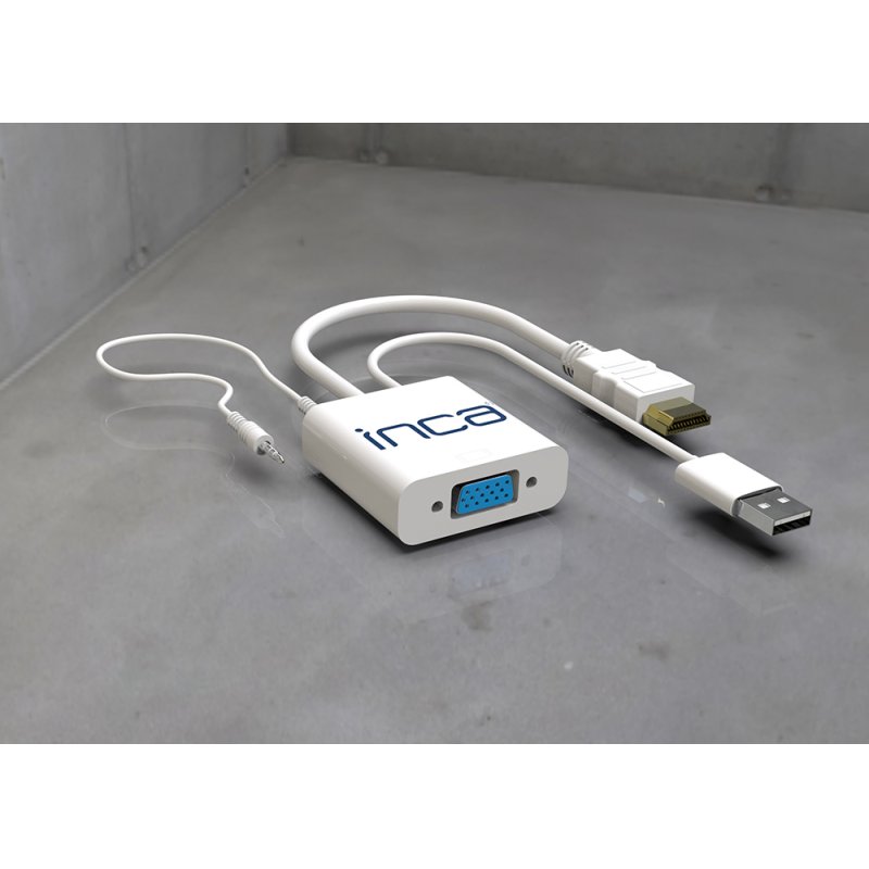 KONF INCA Adapter IVTH-01 HDMI auf VGA( USB und Audiokabel)
