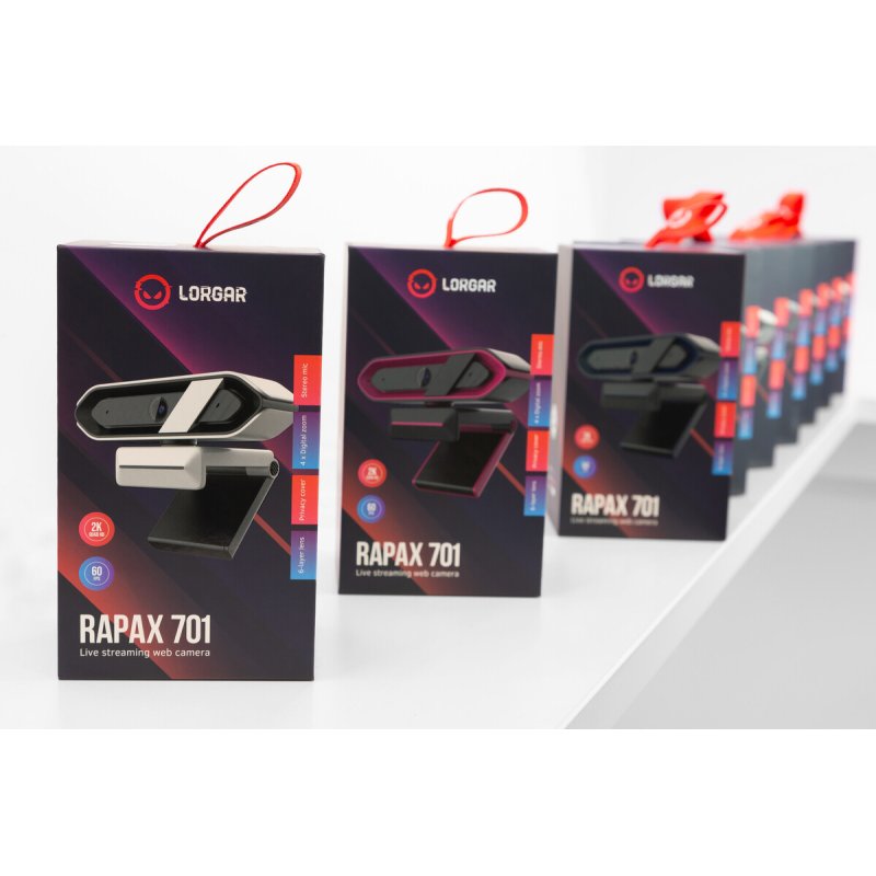 Lorgar Rapax 701 webcam 4 MP 2560 x 1440 pixels USB Bleu