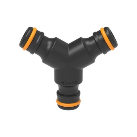 Fiskars 1027070 water hose fitting Hose connector Polypropylene (PP), Rubber Black, Orange 1 pc(s)