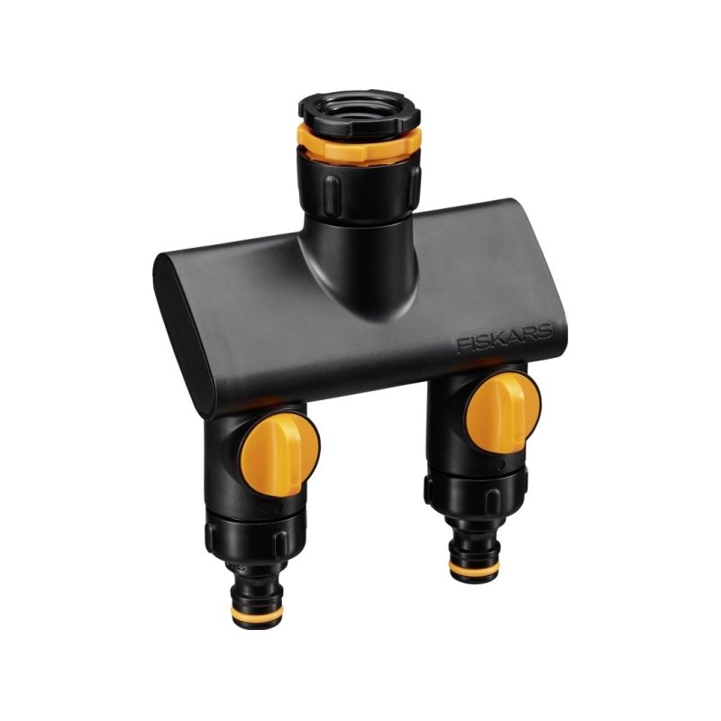Fiskars - Comfort Twin tap connector On/Off