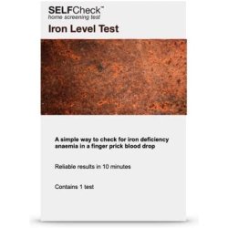 Selfcheck Iron Level Test