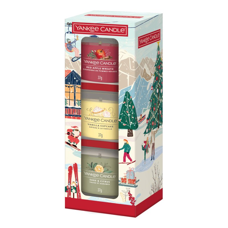 Yankee Candle 2652675E bougie en cire Rond Multicolore 3 pièce(s)