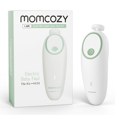 Momcozy Electric Baby Nail File Green And White