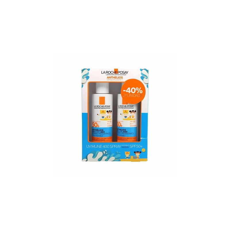 La Rocheposay Anthelios Pediatrics Spray Invisible Spf 50 Duplo 200ml