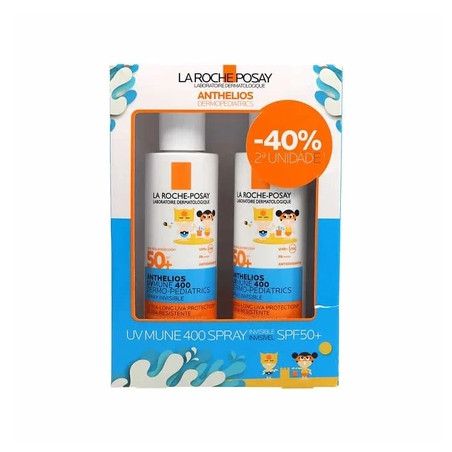 La Rocheposay Anthelios Pediatrics Spray Invisible Spf 50 Duplo 200ml