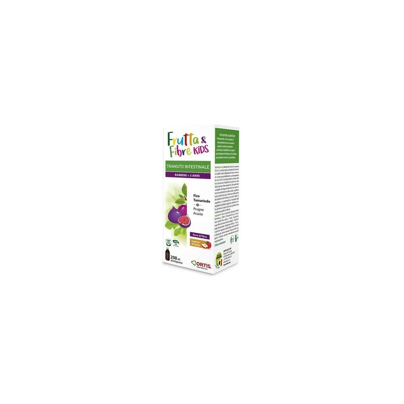 Ortis Fruit And Fiber Kids Syrup For Intestinal Transit For Children 250ml