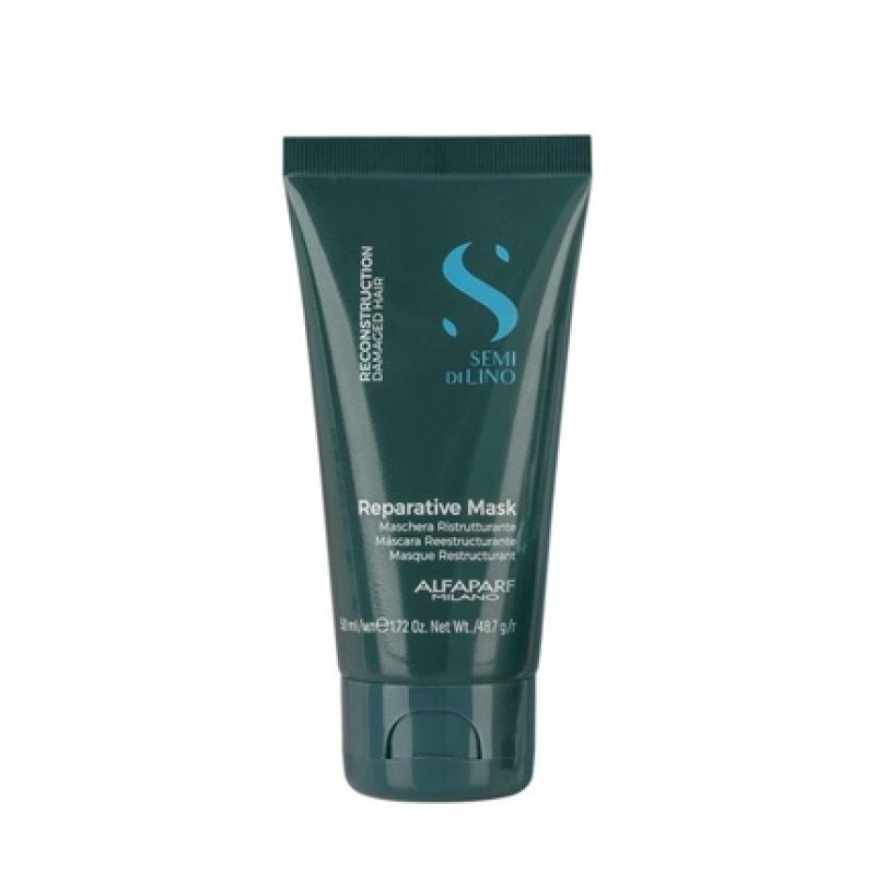 Alfaparf Milano Semi Di Lino Reconstruct Reparative Mask 50ml Hair Treatment