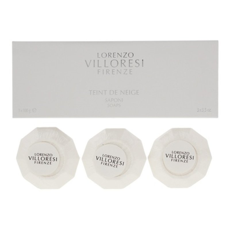 Lorenzo Villoresi Teint De Neige Soap 3 X 100 Grams