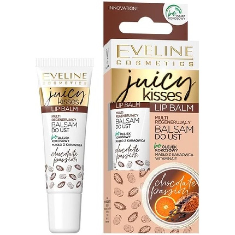 Eveline Cosmetics Juicy Kisses Chocolate Lip Balm 12ml