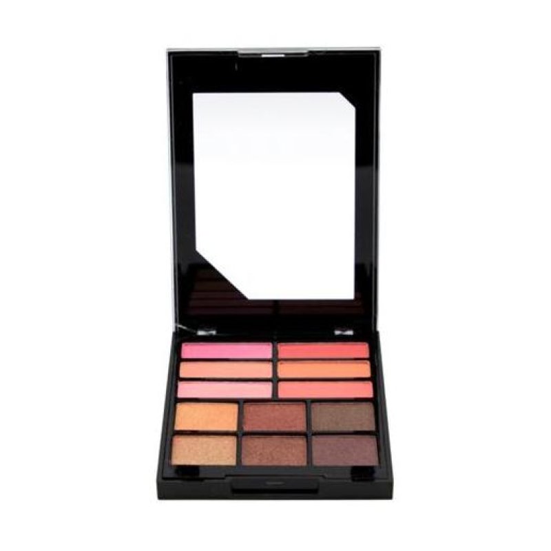 Magic Studio Palette Of Shadows And Blush Pocket Colors 12 Colors 2 Grams