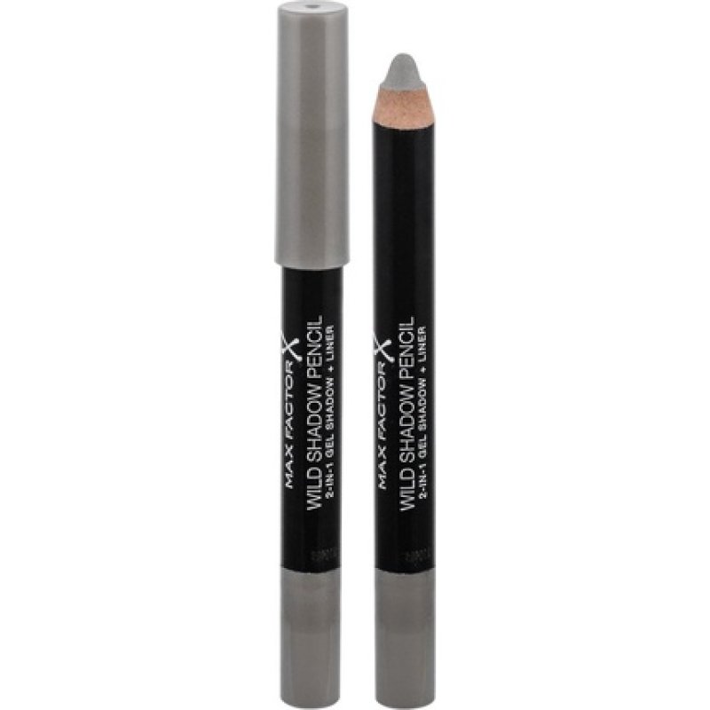 Max Factor Wild Shadow - 25 Savage Silver - Silver - Eye Pencil