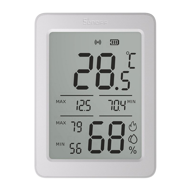 SONOFF ZigBee SNZB-02DR2 Temperature and Humidity Sensor, 2-Pack