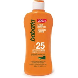 BABARIA SOL. LECHE PROTECTOR ALOE SFP25 300 ML