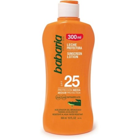 BABARIA SOL. LECHE PROTECTOR ALOE SFP25 300 ML