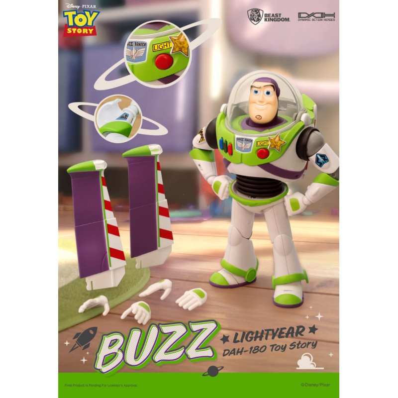 TOY STORY - Buzz L'Eclair - Dynamic Action Heroes 23.8cm