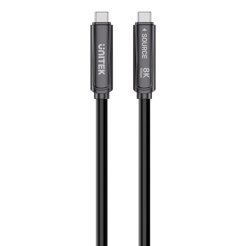UNITEK OPTIC CABLE USB-C PD60W 8K30HZ 10M BLACK