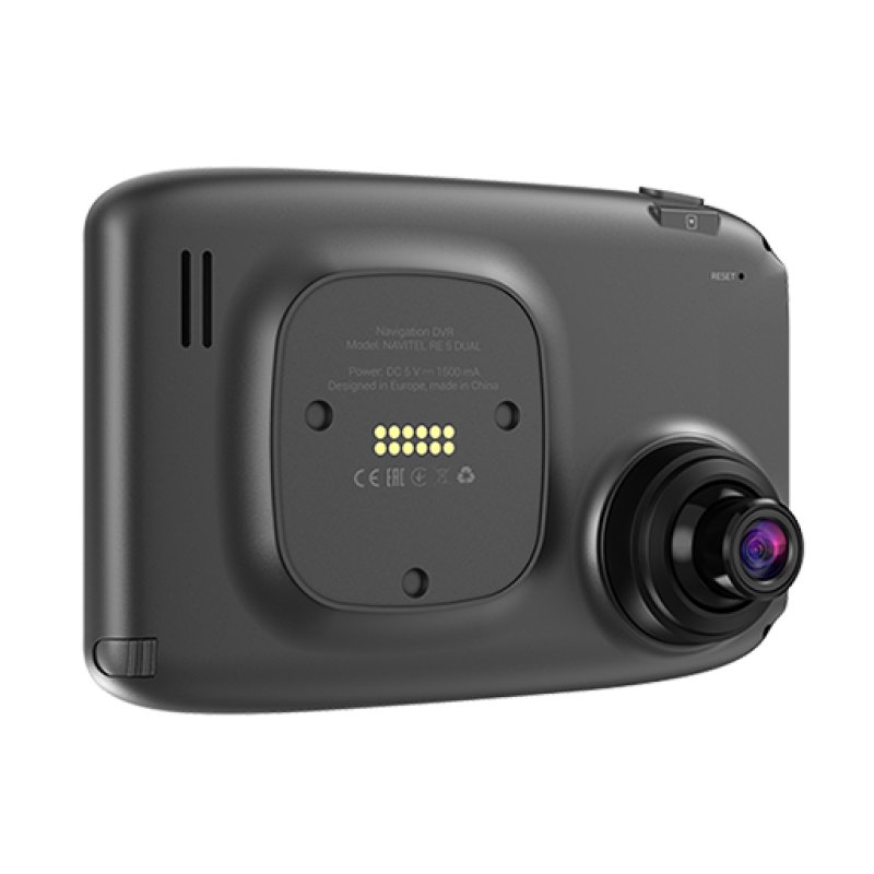 Navitel RE 5 DUAL Full HD Batterie, Allume-cigare, USB Gris