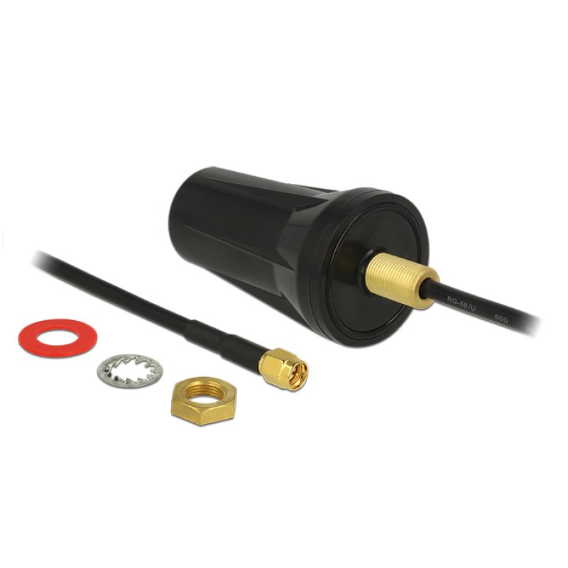 DeLOCK 89487 network antenna Omni-directional antenna SMA 2 dBi