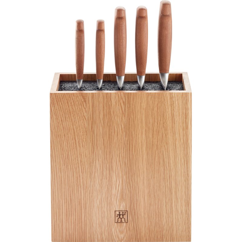Zwilling - VIER STERNE Wood Knife Block Set - Brown