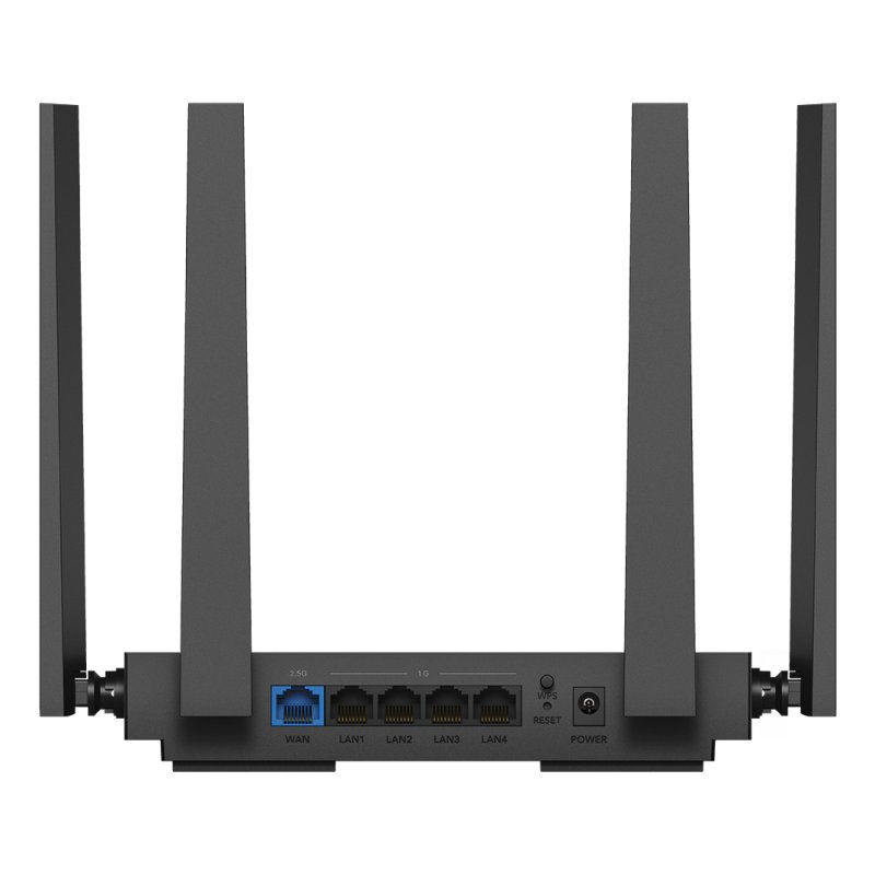 Cudy BE5000 2.5G Mesh Wi-Fi 7 Router, WR5000 1.0 wireless router 2.5 Gigabit Ethernet Dual-band (2.4 GHz / 5 GHz) Black