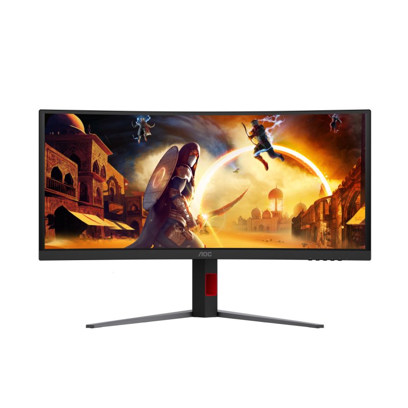 AOC G4 Gaming computer monitor 86.4 cm (34") 3440 x 1440 pixels Black, Red