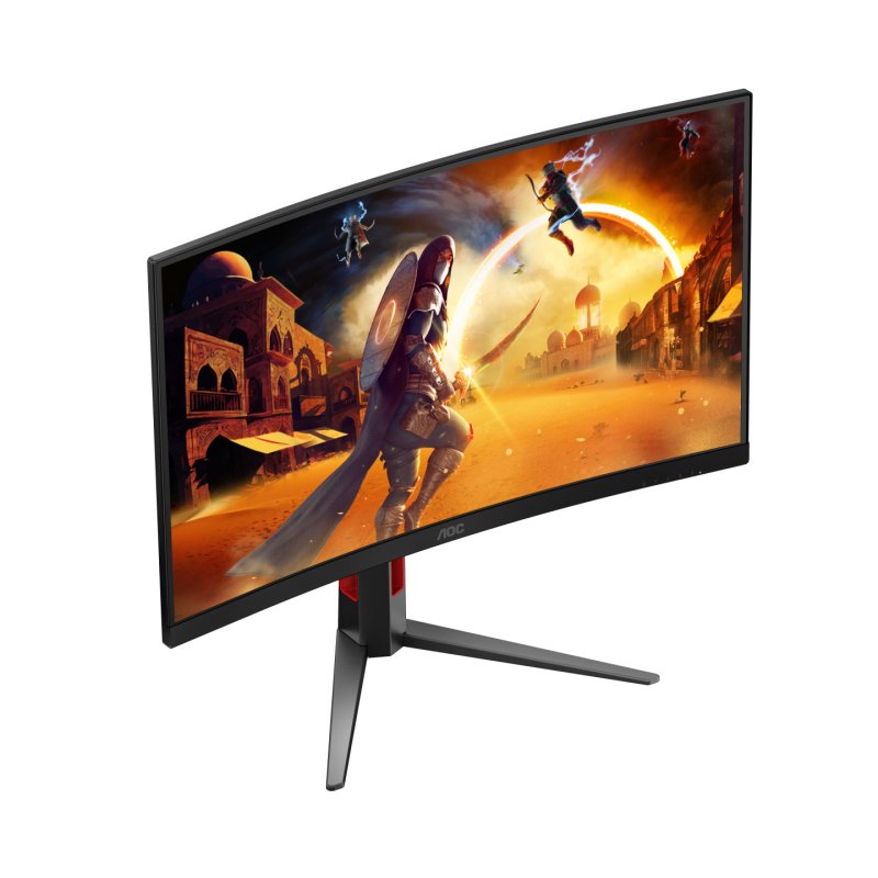 AOC G4 Gaming écran plat de PC 68,6 cm (27") 2560 x 1440 pixels Noir, Rouge