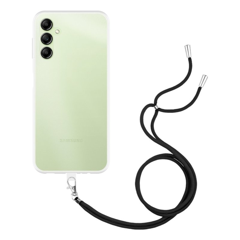 Samsung Galaxy A14 4G/5G - Soft TPU Case with Necklace Strap