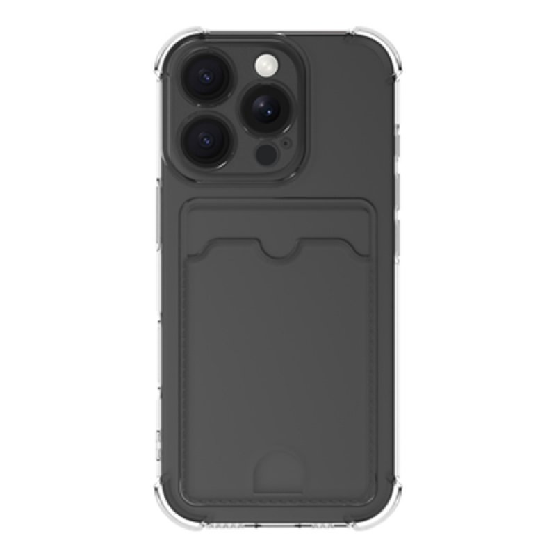 iPhone 16 Pro - Cardslot Soft TPU Case - Clear