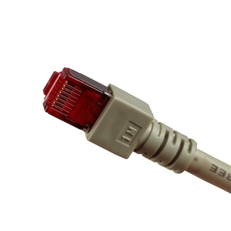 RJ45 Patchkabel Cat.6 S/FTP LSZH grau 0,75m