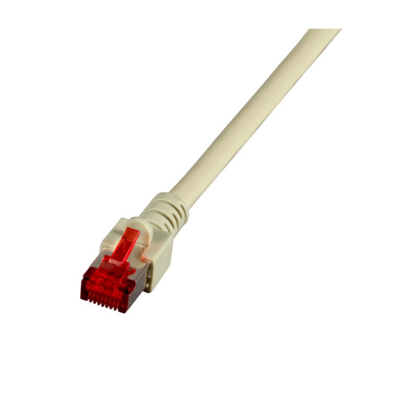 RJ45 Patchkabel Cat.6 S/FTP LSZH grau 0,75m