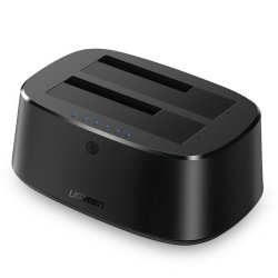 Ugreen 50857 storage drive enclosure HDD enclosure Black 2.5/3.5"