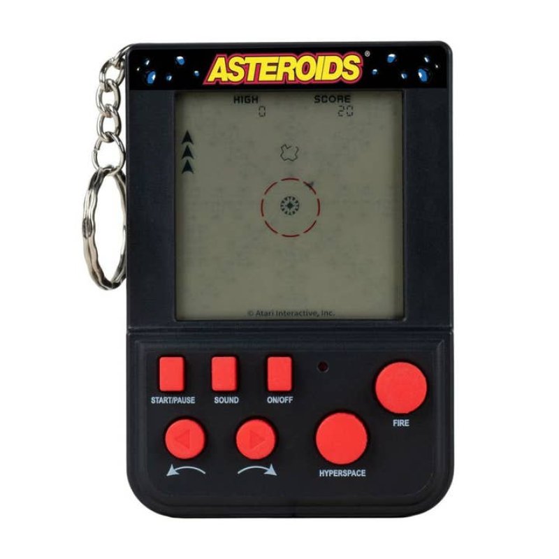Asteroids - Keyring Arcade