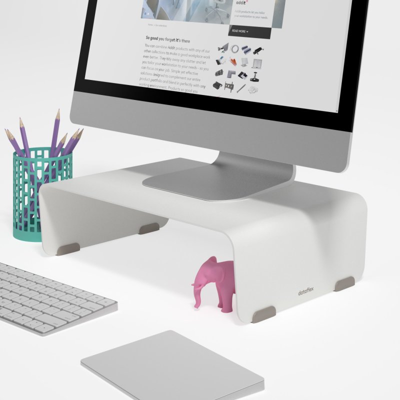 DATAFLEX Bento 45.110 monitor riser white