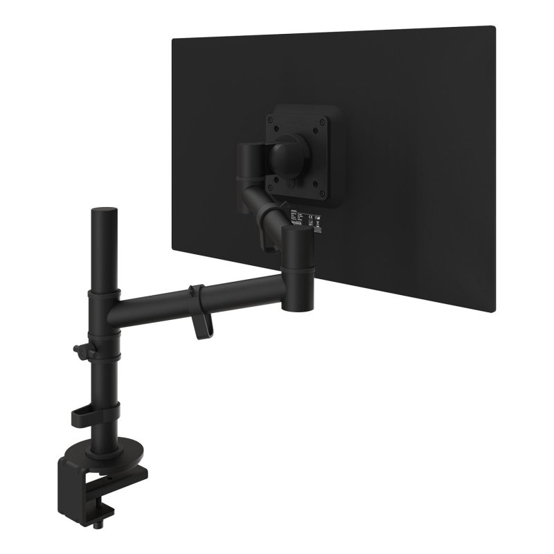 DATAFLEX Viewgo 48.123 Clamp/Grommet arm - 1 screen, black