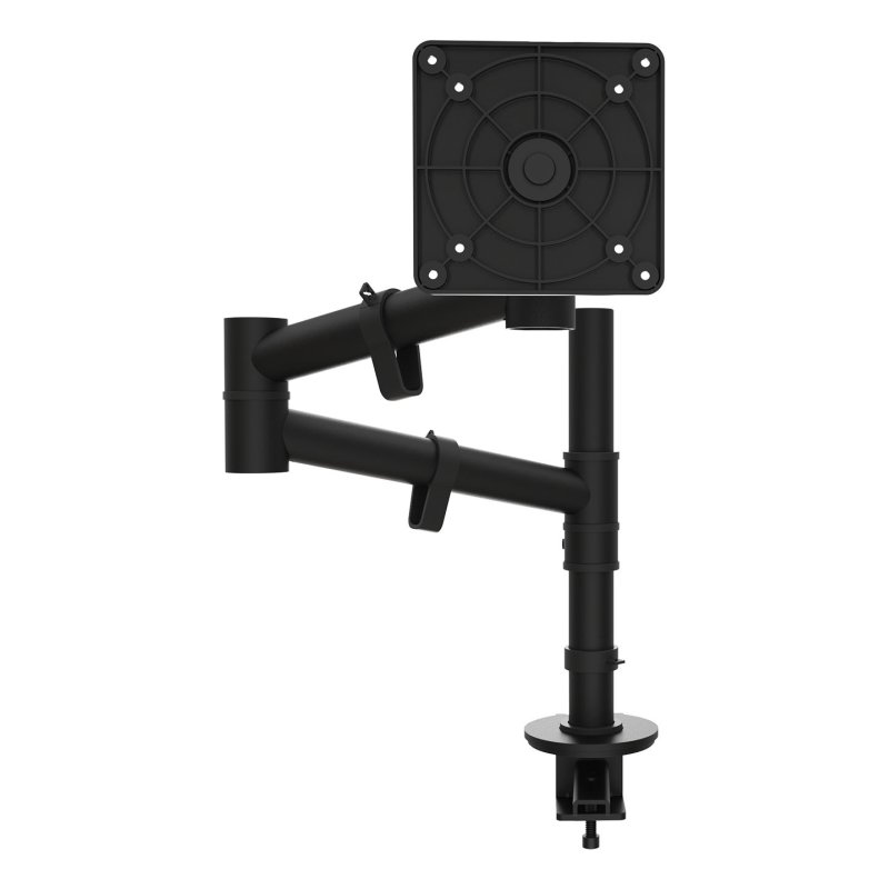 DATAFLEX Viewgo 48.123 Clamp/Grommet arm - 1 screen, black