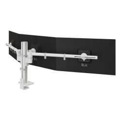 DATAFLEX Viewgo 48.230 Clamp/Grommet arm - 3 screens, white