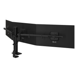 DATAFLEX Viewgo 48.233 Clamp/Grommet arm - 3 screens, black