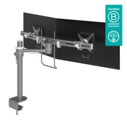 DATAFLEX Screen mount Viewmate 52.602 - 2 screens, silver
