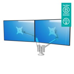 DATAFLEX Screen mount Viewlite 58.652 - 2 screens, silver