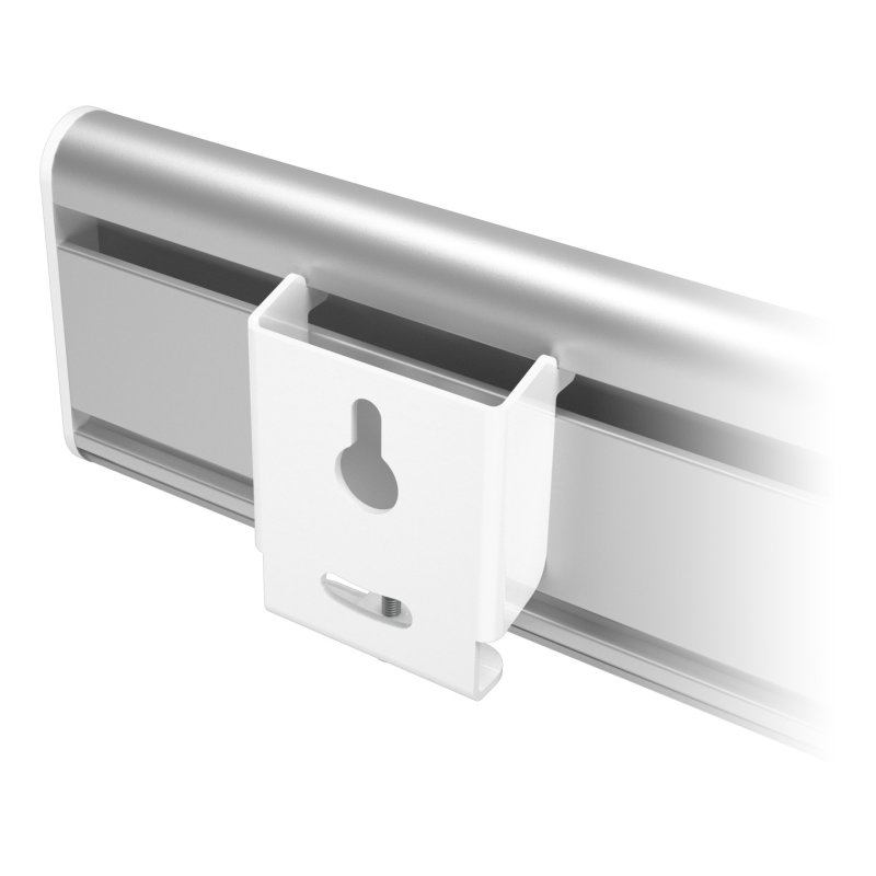 DATAFLEX Toolbar, wall-mounted, Viewlite 58.712 silver