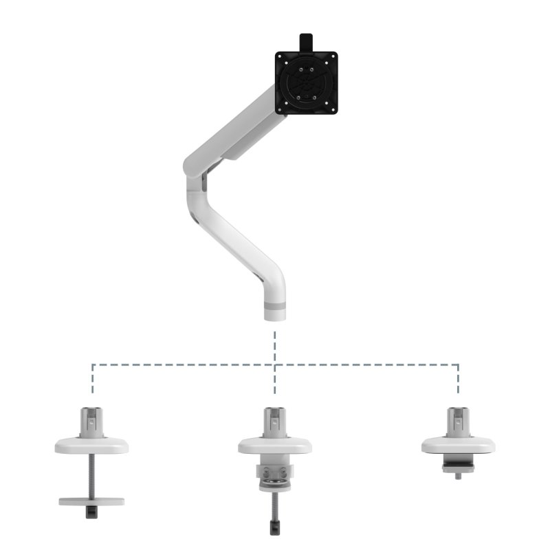 DATAFLEX Screen mount Viewprime 65.110 - 1 screen, white