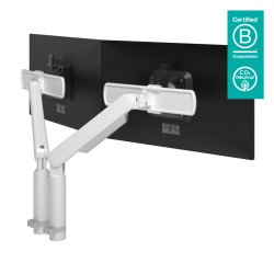 DATAFLEX Screen mount Viewprime 65.210 - 2 screens, white