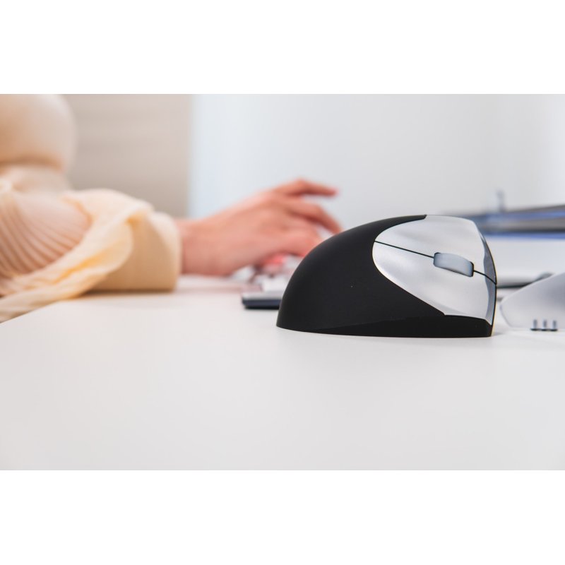 BakkerElkhuizen Handshake Wireless VS4 souris Bureau Gauche RF sans fil Laser 2400 DPI