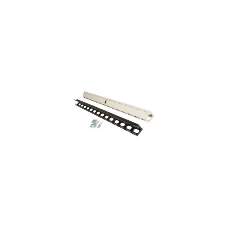 EKIVALAN Pair of vertical cable glands (L / R) 36U metal with door, black