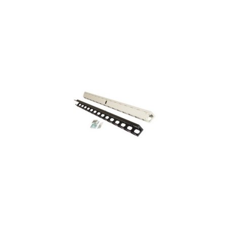 EKIVALAN Pair of vertical cable glands (L / R) 36U metal with door, black