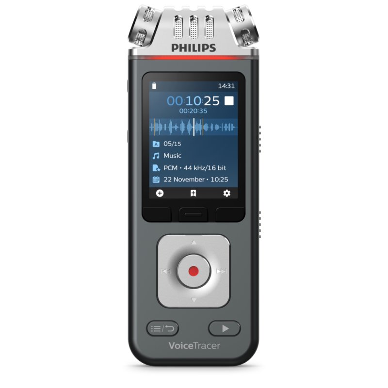 PHILIPS Dictaphone VoiceTracer DVT6115: Audio recorder